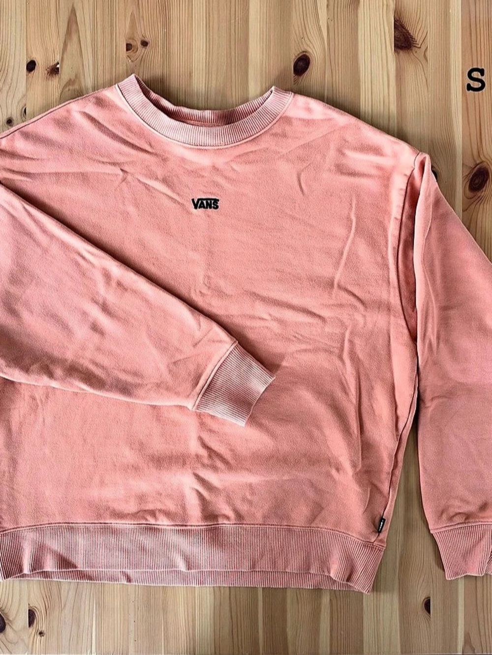 Vans Salton Crew Sweatshirt Pink Small